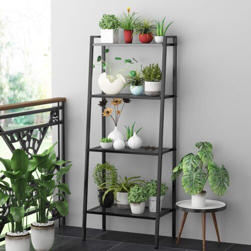 Etagère industrielle noire